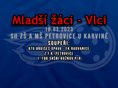 Nominace ml. žáci vlci – 18.3.2023