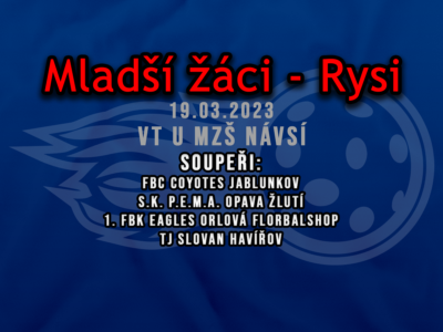 Nominace ml. žáci – Rysi 19.3.2023