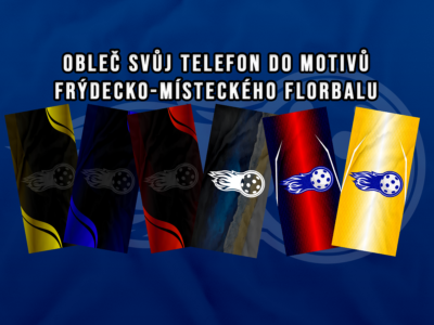 Obleč svůj telefon do barev Frýdecko-Místeckého florbalu!