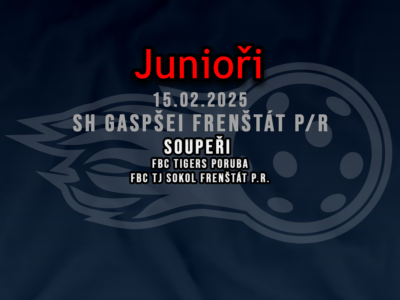 JUNIOŘI – 15.2.2025