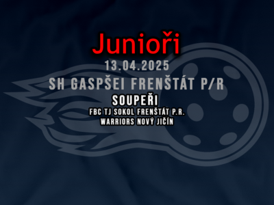 JUNIOŘI 13.4.2025