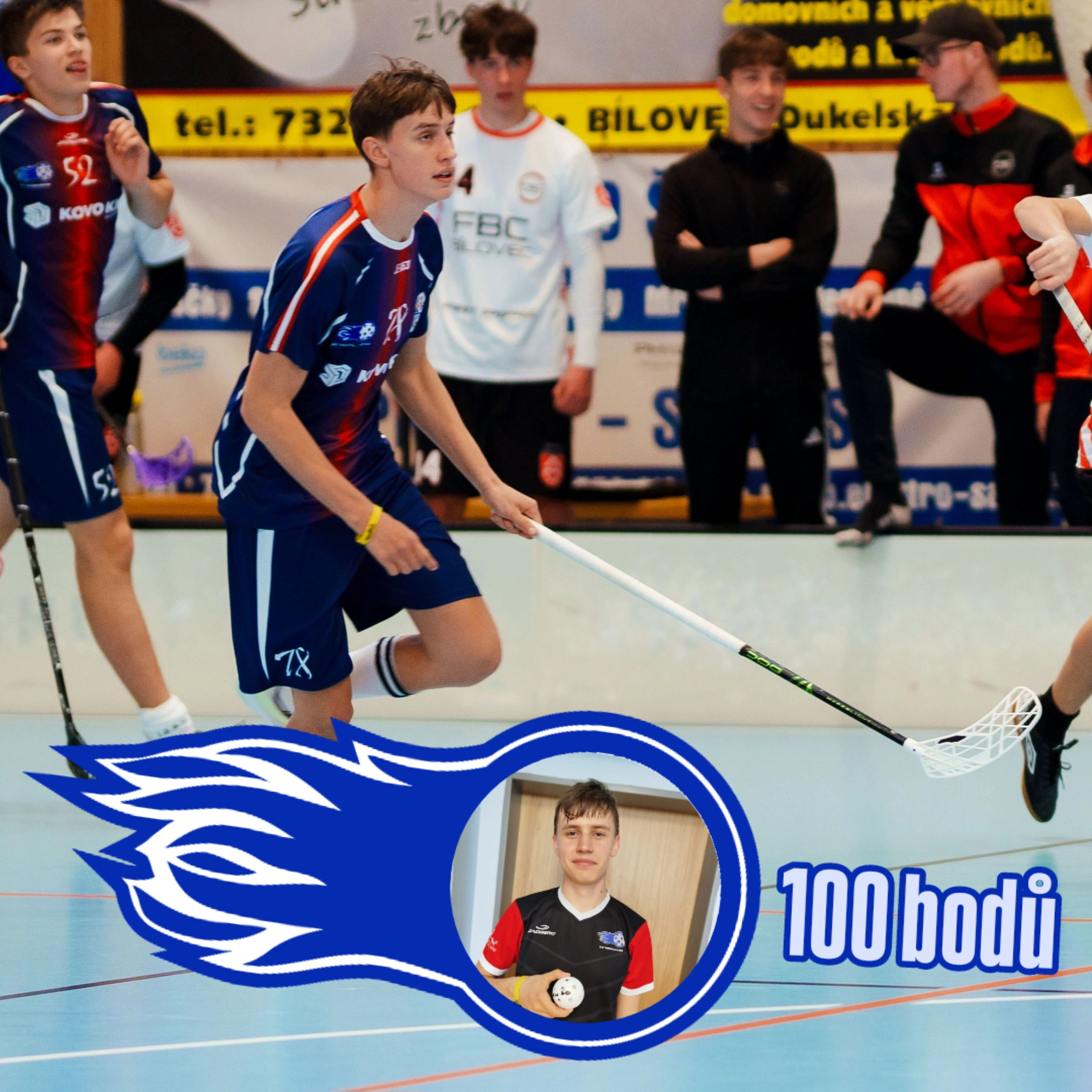 Vojtěch Kozel nasbíral přes 100 bodů.