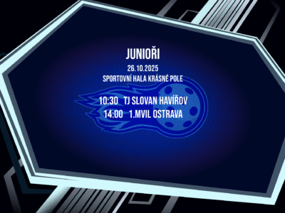 JUNIOŘI 26.10.2025